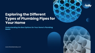 Exploring the Different Types of Plumbing Pipes for Your Home