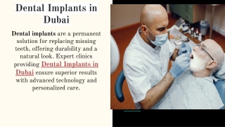 Dental Implants in Dubai