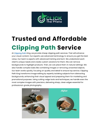 Trusted and Affordable