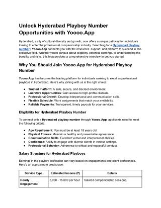 _Hyderabad Playboy Number