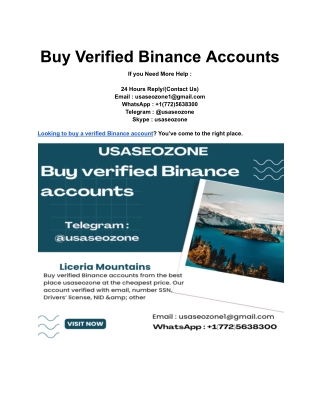 Buy Verified Binance Accounts (5)