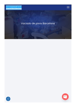 Vaciado de pisos y locales Barcelona