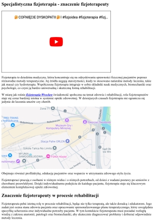 Chiropraktyk - Profesjonalna fizjoterapia - znaczenie fizjoterapeuty