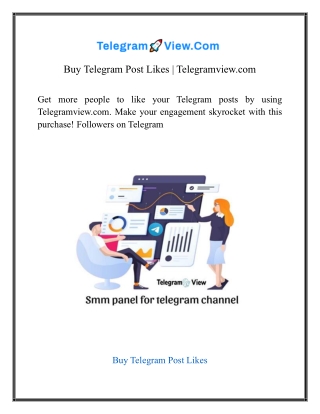Buy Telegram Post Likes  Telegramview