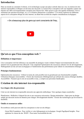 “Concevoir un site internet éthique : Au-delà de l’écologie”