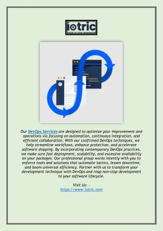 DevOps Services to Boost Development Efficiency and Collaboration