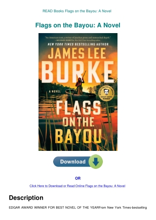 READ Books Flags on the Bayou A Novel