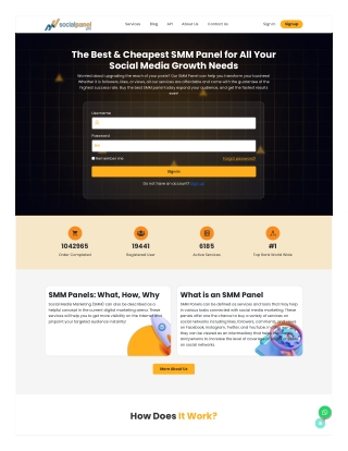 SocialPanel.Pro - Cheap SMM Panel