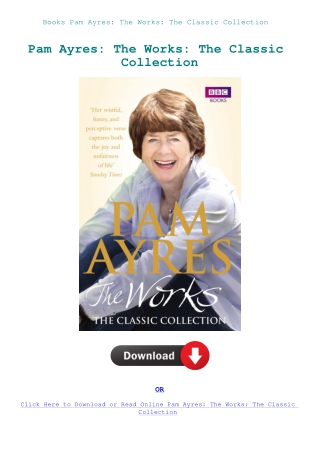 Books  Pam Ayres The Works The Classic Collection