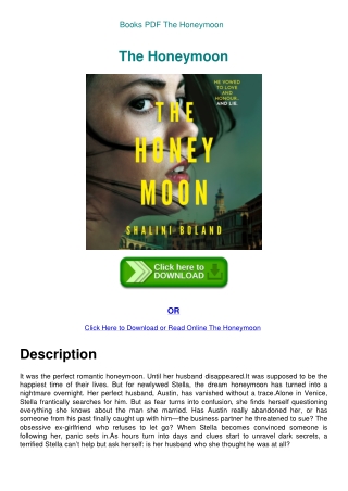 Books PDF The Honeymoon