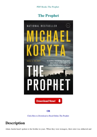 PDF Books The Prophet