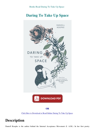 Books Read Daring To Take Up Space
