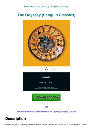 Books Read The Odyssey (Penguin Classics)