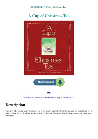 READ Books A Cup of Christmas Tea