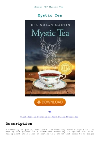 eBooks PDF Mystic Tea