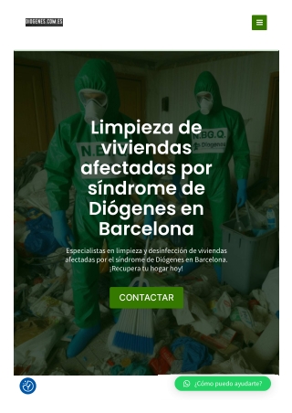 Vaciado y limpieza por síndrome de Diógenes en Barcelona
