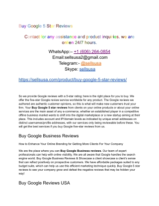 Where to Buy Google Reviews from Real People