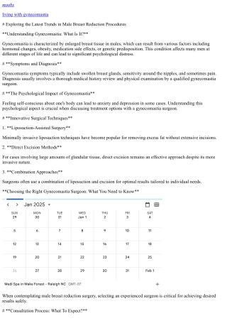 Exploring the Latest Trends in Male Breast Reduction Procedures