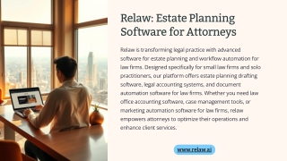 Relaw: Estate Planning Software for Attorneys