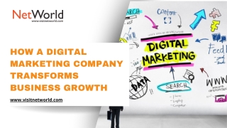 How a Digital Marketing Company Transforms Business Growth