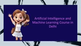 Artificial Intelligence And Machine Learning Course in Delhi