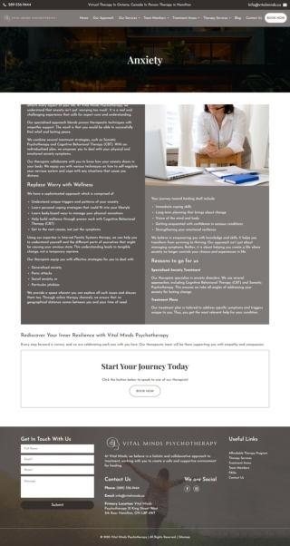 Anxiety Therapy in Hamilton