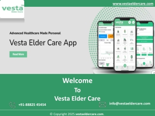 Elder Care Home Care -Vesta Elder Care