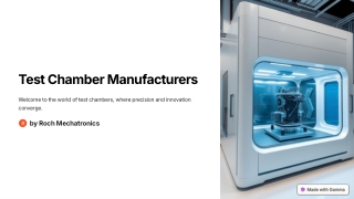 Test-Chamber-Manufacturers