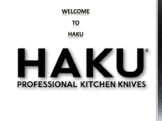 Shop Professional kitchen knives Online In Romania - HAKU