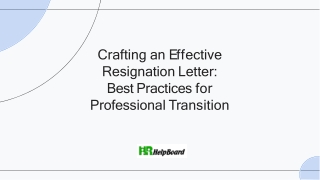 Resignation Letter Format