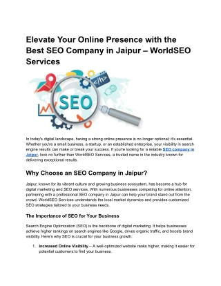 seo company in jaipur