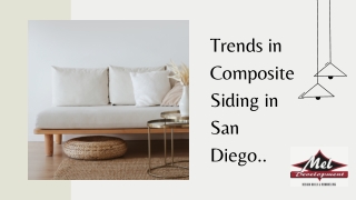 Trends in Composite Siding in San Diego