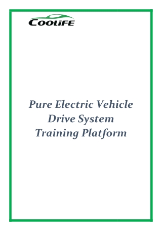 Pure Electric Vehicle Drive System Training Platform