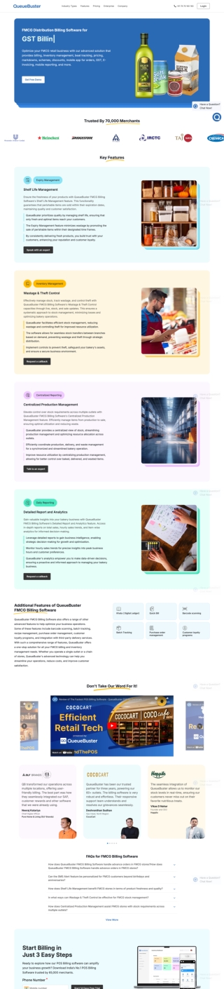 Billing Software for FMCG Retailers Distributors and Wholesalers