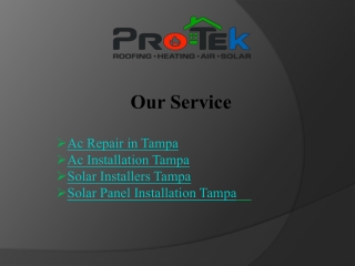 Book AC Repair in Tampa   Protek Roofing