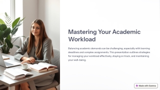 Top Tips for Managing Academic Workload Easily