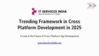 Trending Framework in Cross Platform Development in 2025