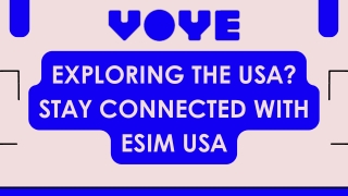 Why eSIM USA is the Best Solution for Travelers?
