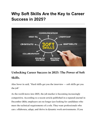 top soft skills 2025