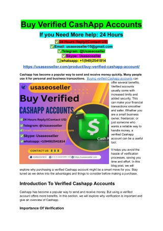 Buy Verified CashApp Accounts (21)