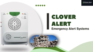 Clover Alert- Emergency Alert System