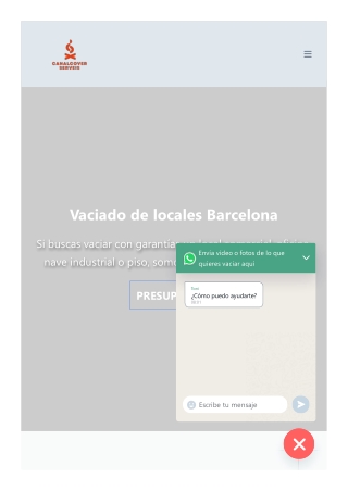 Canalcover, empresa de vaciado de pisos y locales en Barcelona