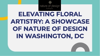 Floral designer Washington DC
