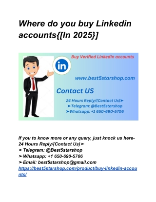 Where do you buy Linkedin accounts{[In 2025}]