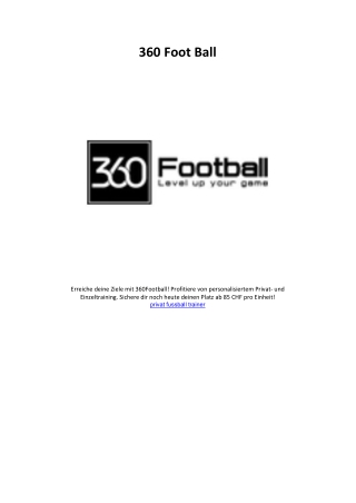 360 Foot Ball