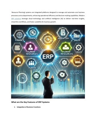 ERP Systems