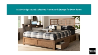 Maximize Space and Style: Bed Frames with Storage for Every Room