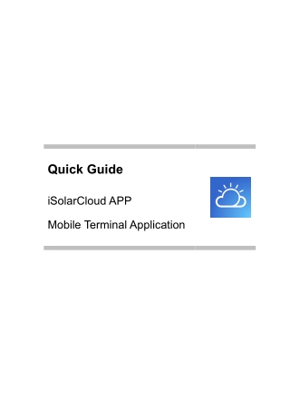 Quick Guide to the iSolarCloud App | Ahlec Solar