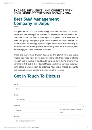 Best Social Media Marketing Agency Jaipur