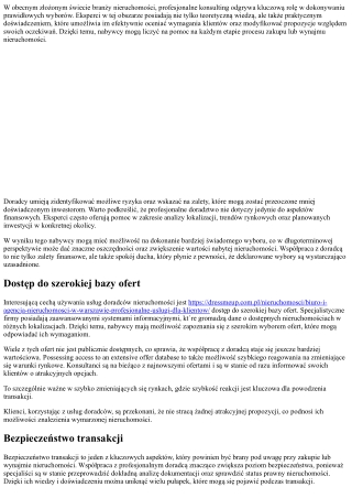 Agencja nieruchomości. Powody, dla których warto użyć usług biura pośrednictwa n